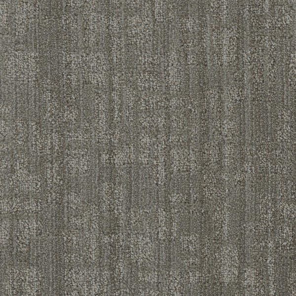 Lifeproof Denfield - Ferry - Brown 45 oz. SD Polyester Pattern Installed Carpet