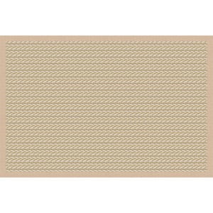 Herringbone Tan 24 in. x 36 in. Sisal Mat