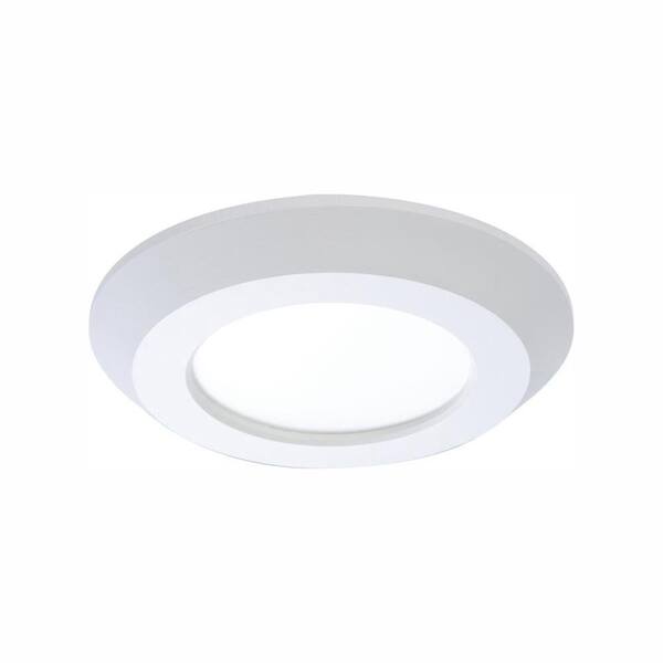 HALO 4 in. 2700K White Integrated LED Recessed Retrofit Ceiling Mount Trim with Warm White