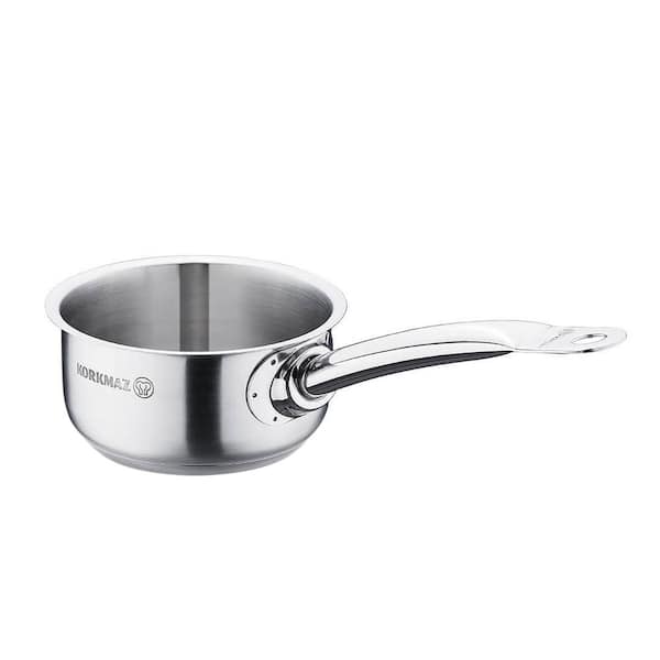 Korkmaz Gastro Proline 1 l Stainless Steel Saucepan in Silver