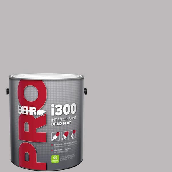 1 gal. #PPU16-10 French Lilac Dead Flat Interior Paint