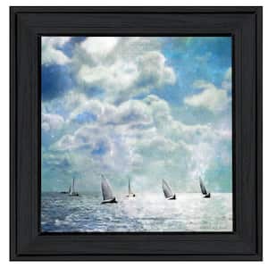 Sailing Waters by Unknown 1 Piece Framed Graphic Print Travel Art Print 15 in. x 15 in. .