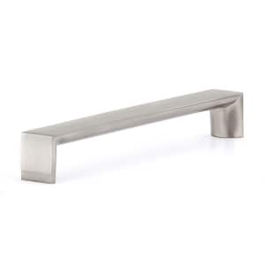 Fort Greene Collection 6 5/16 in. (160 mm) Brushed Nickel Modern Cabinet Bar Pull