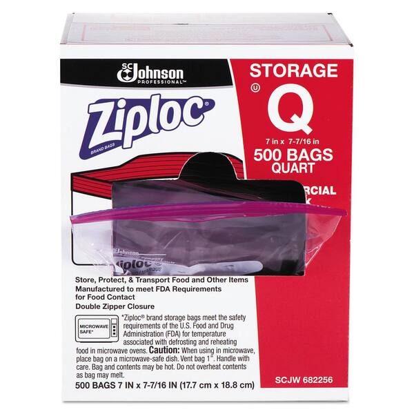 Lot of 36 Ziploc Storage Bags 2 Gallon Double Zipper 13 x 15 Seal  Containers