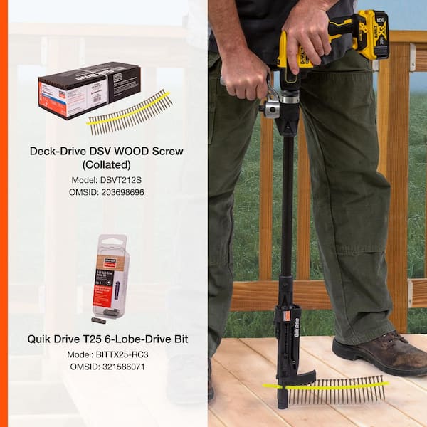 Simpson Strong-Tie Quik Drive Cordless PRO300SG2 Decking System