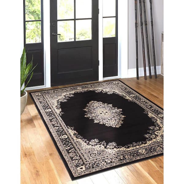 Reza Washington Black 2' 2 x 3' 0 Area Rug