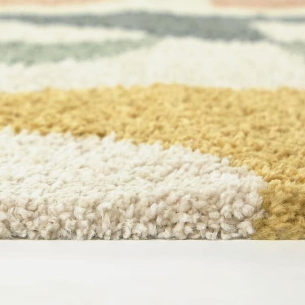 Lubert Multicolor 7 ft. 10 in. x 10 ft. Modern Area Rug