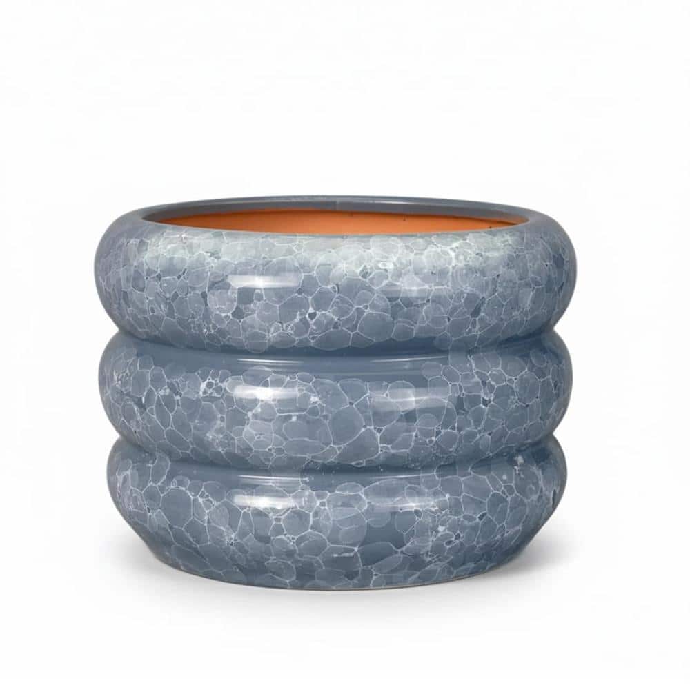 13.5 Inch Gray Ceramic Planter with Drainage Hole price history on PriceWatchPro