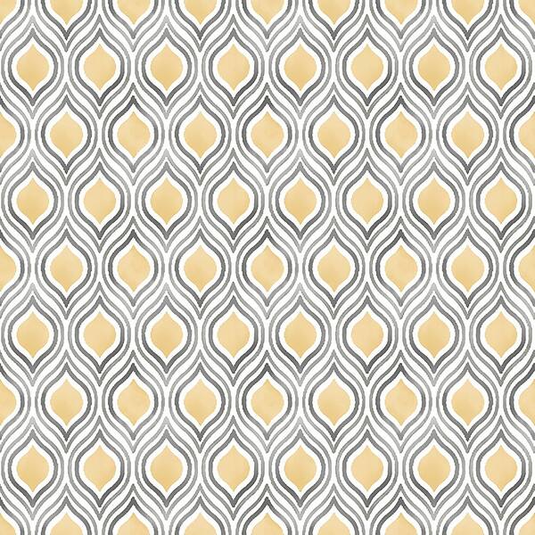 A-Street Prints Plume Honey Watercolor Paper Strippable Roll (Covers 56.4 sq. ft.)