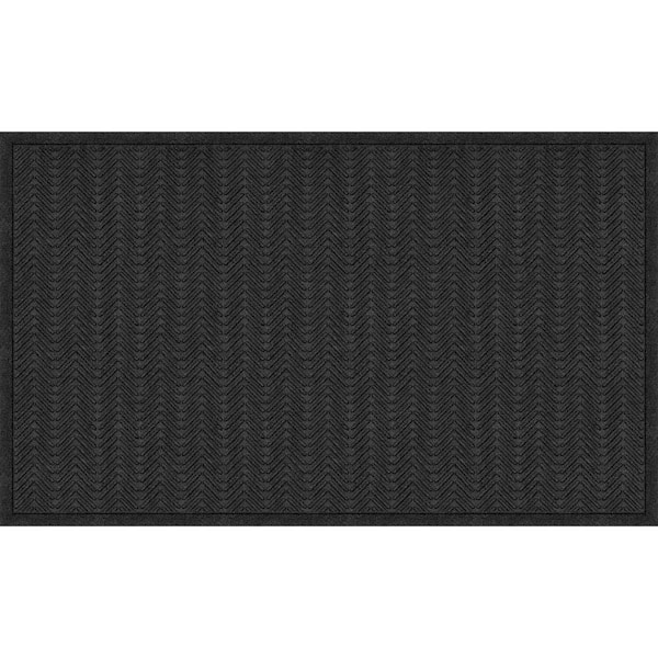 TrafficMaster Rubber Shield Black 36 in. x 60 in. Commercial Mat