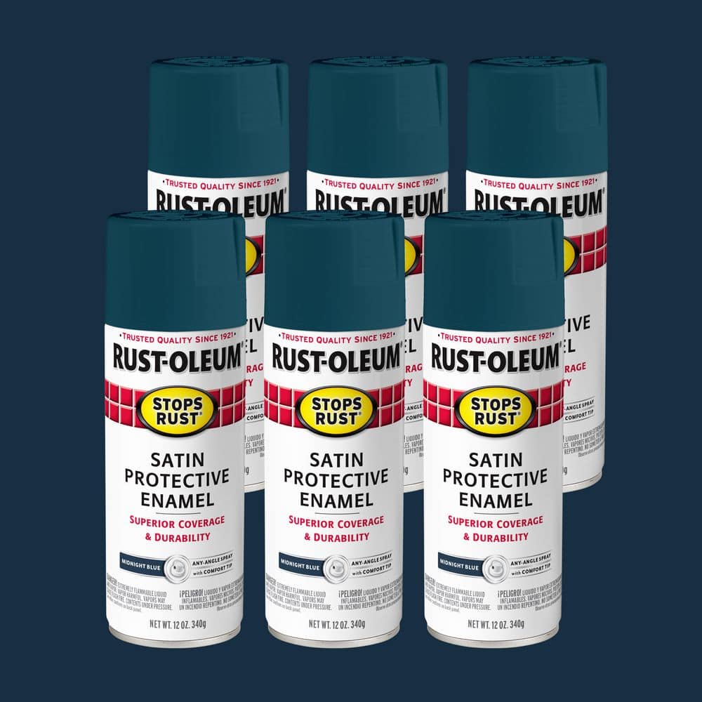 12 oz. Protective Enamel Satin Midnight Blue Spray Paint (Case of 6) price history on PriceWatchPro