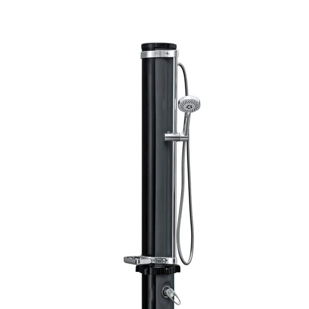 Bestway Black Solar-Powered Outdoor Shower with Adjustable Head