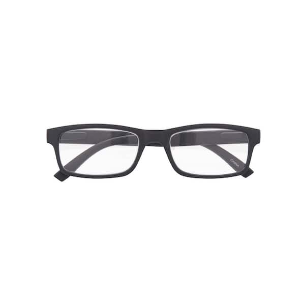 Magnifeye Retro Black 3.0 Reading Glasses with 2 Black Soft Cases (2-Pair)