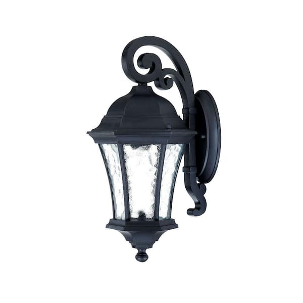 Acclaim Lighting Waverly Collection 1 Light Matte Black Outdoor Wall Lantern Sconce 3602bk The