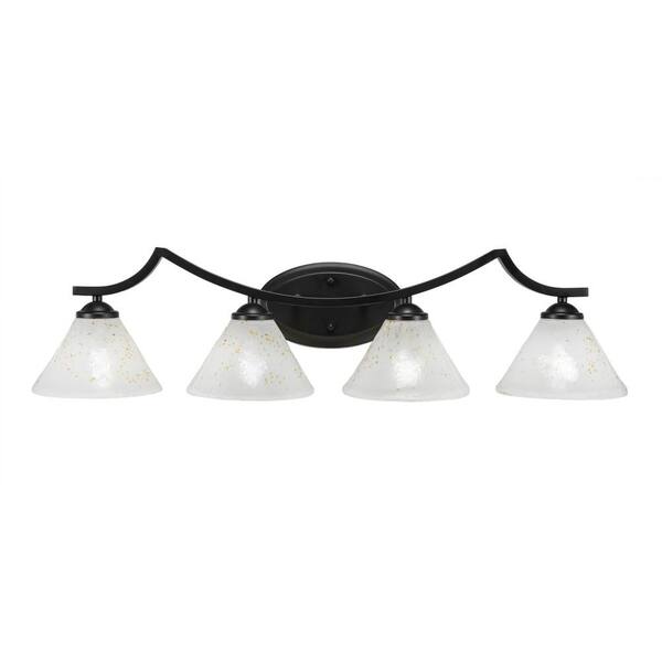 Unbranded Cleveland 8.5 in. 1-Light Matte Black Vanity Light