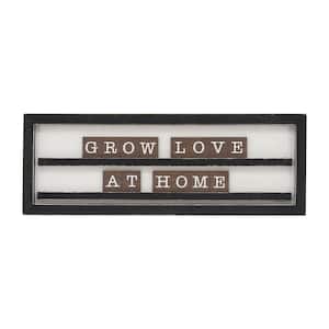Grow Love At Home Wood Tabletop Decor