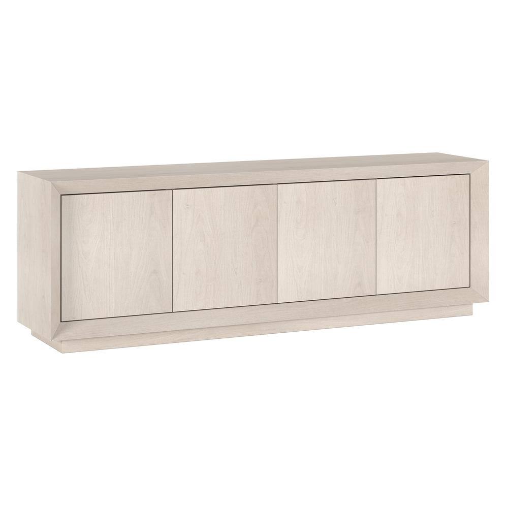 Oswald Alder White 68" TV Stand with Cabinets