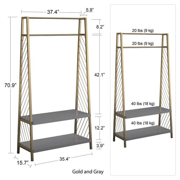 Brielle White Entryway Shoe Storage