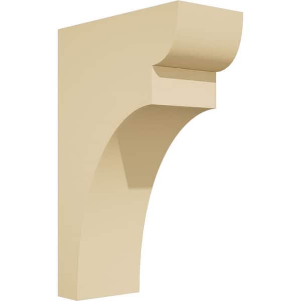 Ekena Millwork Yorktown 3 1/2 in. x 12 in. x 8 in. Polyurethane Corbel