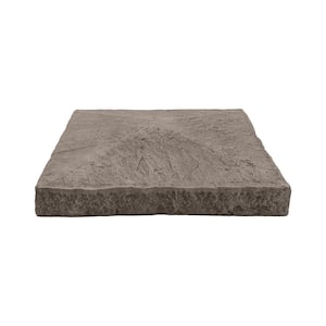 Desert Sunrise 13.5 in. x 13.5 in. Faux Stone Peaked Pillar Cap Siding