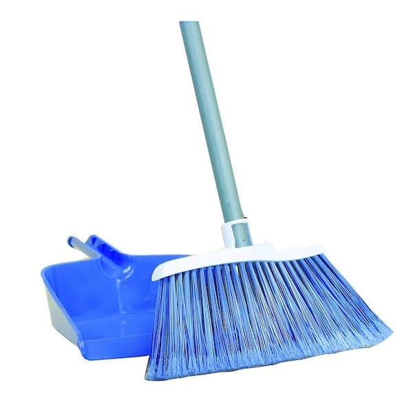 Quickie Angle Broom and Dust Pan Set