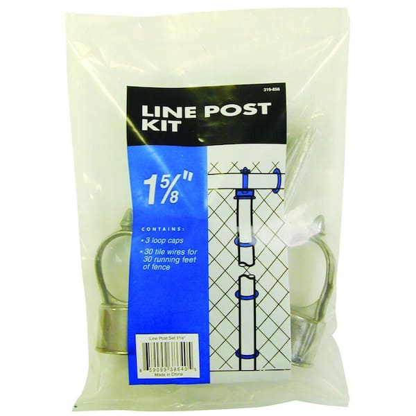 Metal Line Post YARDGARD 1-5/8 in. Galvanized Steel Line Post Set 328640B - The Home Depot