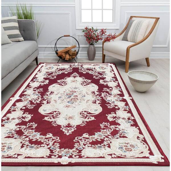 Century Classic Red 5 ft. x 7 ft. Area Rug