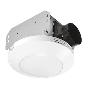 80 CFM Light & Fit Ceiling Mount Bathroom Exhaust Fan with LED Light