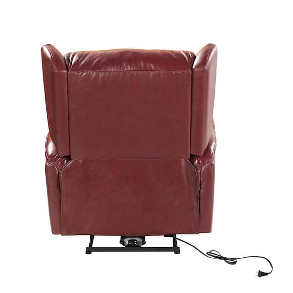 Power discount wingback recliner