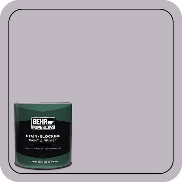 BEHR ULTRA 1 qt. #PPU16-09 Aster Semi-Gloss Enamel Exterior Paint & Primer
