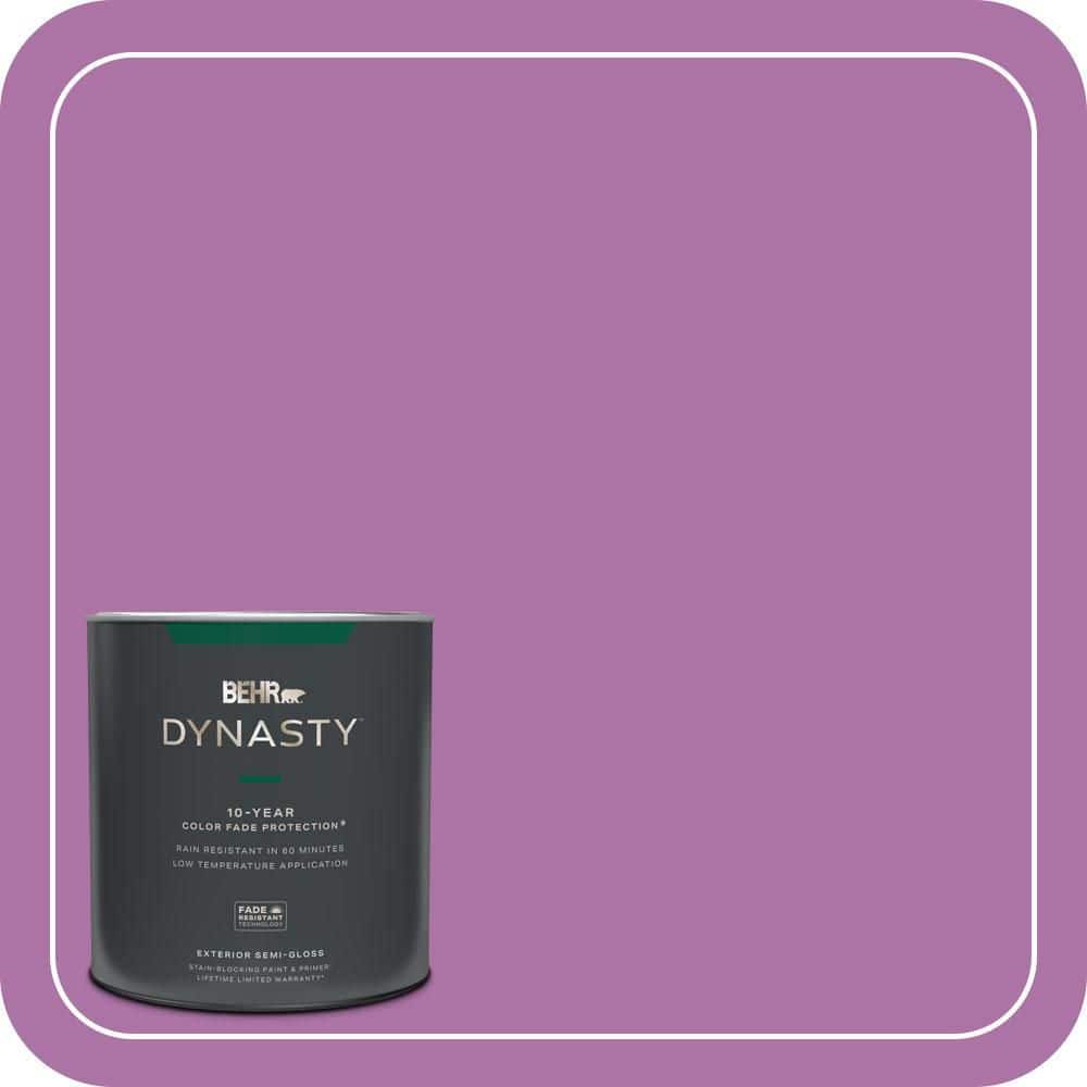 1 qt. #670B-6 Orchid Kiss Semi-Gloss Exterior Stain-Blocking Paint & Primer price history on PriceWatchPro