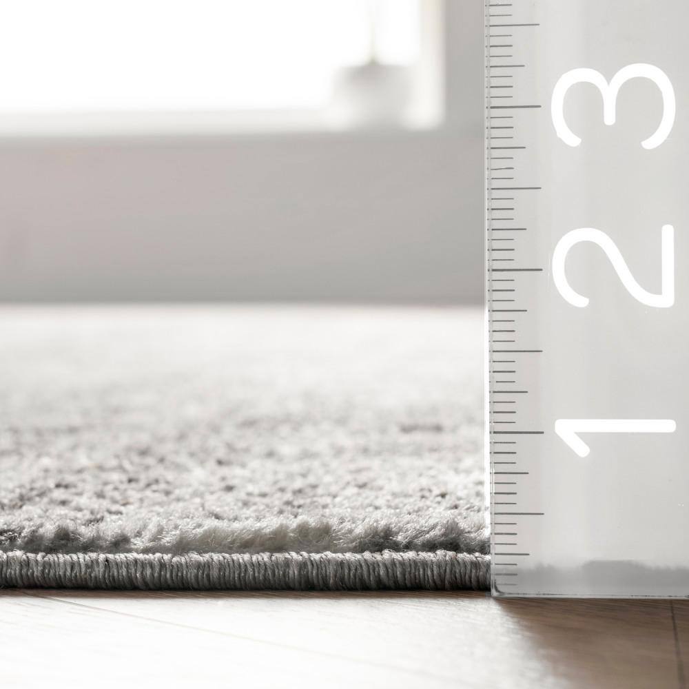 Deedra Gray Abstract Non-slip Synthetic Area Rug
