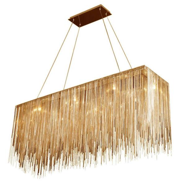 Avenue Lighting 8-Light Gold Halogen Ceiling Pendant-DISCONTINUED