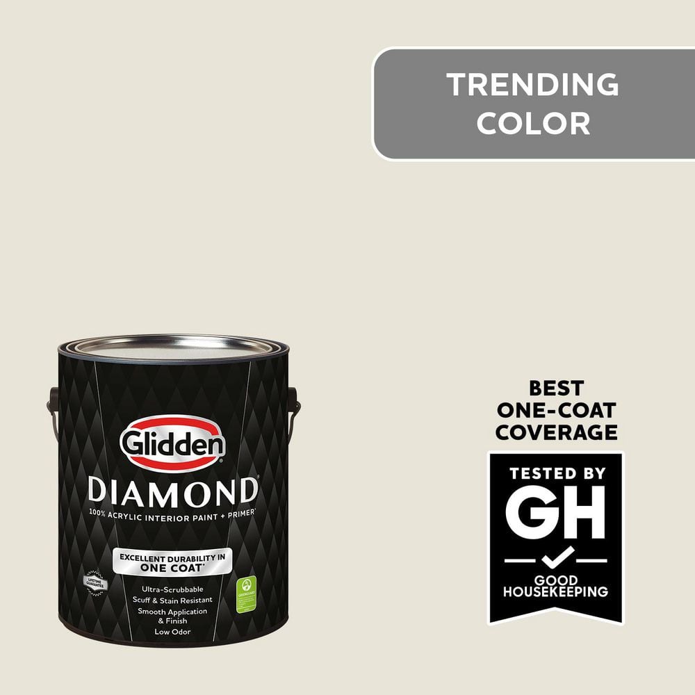 1 gal. PPG1024-1 Off White Flat Interior Paint with Primer price history on PriceWatchPro