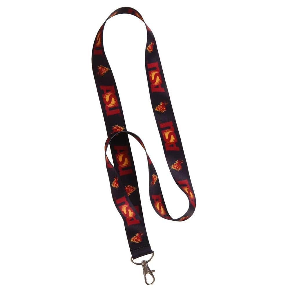 WinCraft Arizona State Sun Devils Lanyard With Detachable Buckle - 1 Inch Wide, Grey - View #5