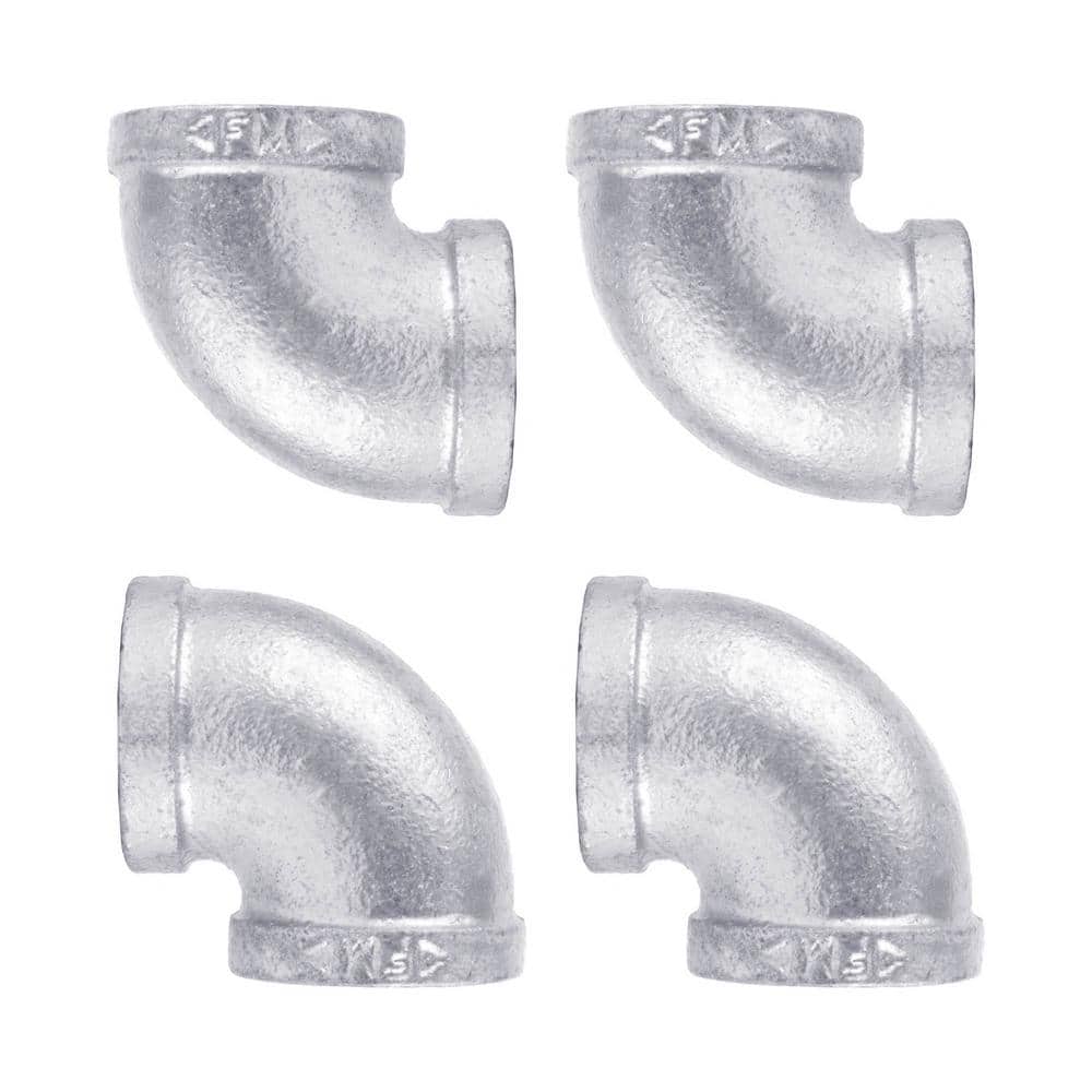 1 in. Galvanized Iron 90 Degree Elbow Fitting (4-Pack) price history on PriceWatchPro