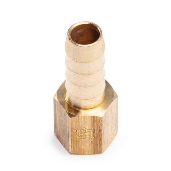 1 8 Npt Coupler 5/8" Hose Barb X 1/2" Female NPT Brass Pipe Fitting Adapter - For Fuel, Water, Air, Gas Lines Brass Adapter Fitting - Foto 10