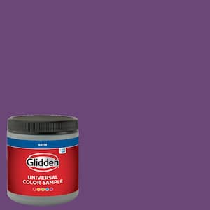 8 oz. PPG1176-7 Perfectly Purple Satin Interior Paint Sample