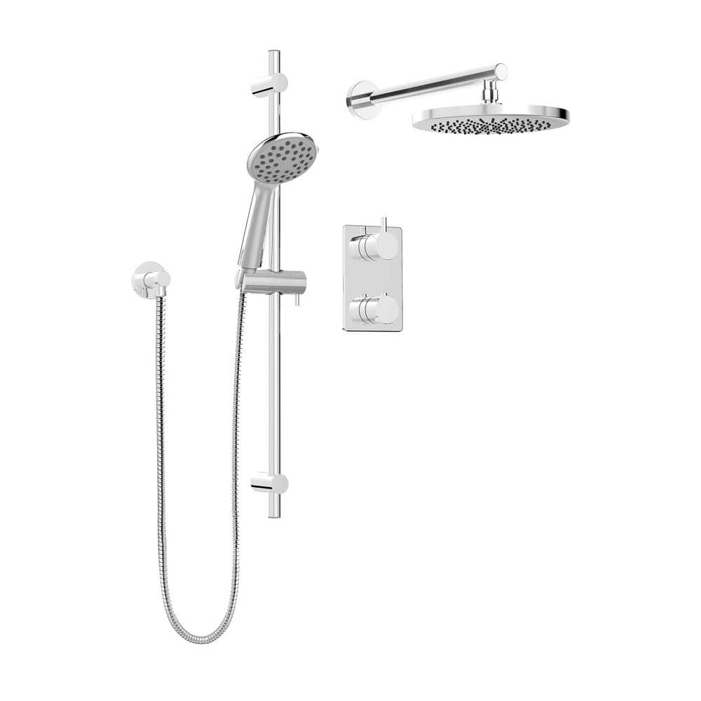 KEENEY Belanger 1Spray Round Hand Shower and Showerhead from Wall