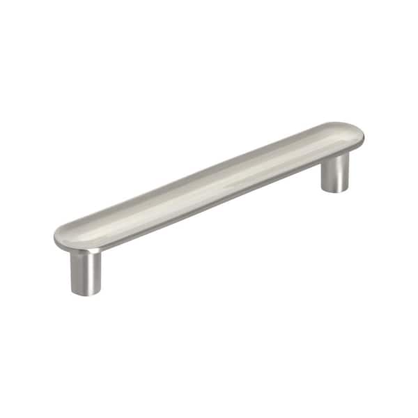 Amerock Concentric 3-3/4 in. (96mm) Modern Satin Nickel Bar Cabinet Pull