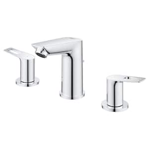 BauLoop 8 in. Widespread 2-Handle Bathroom Faucet in StarLight Chrome