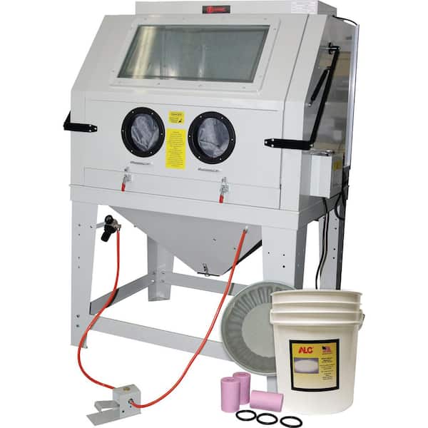 Allsource Industrial Abrasive Blast Cabinet with Starter Kit