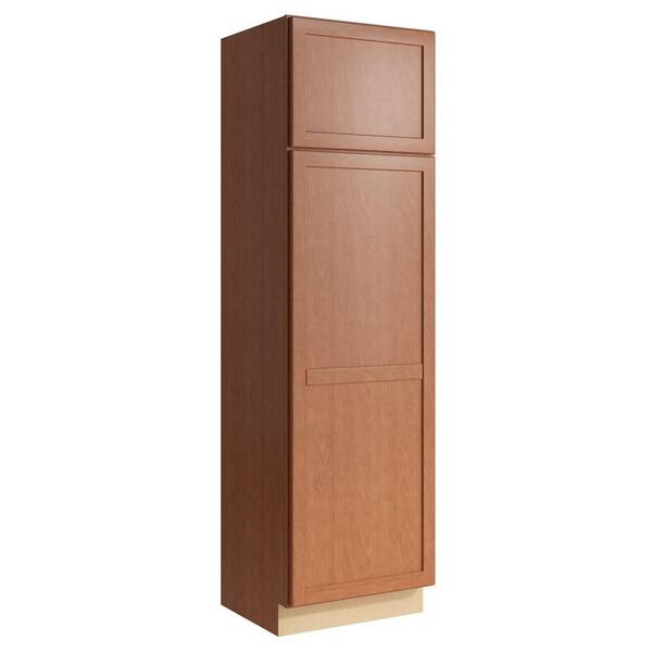 Cardell Pallini 24 in. W x 21 in. D x 84 in. H Linen Cabinet in Caramel