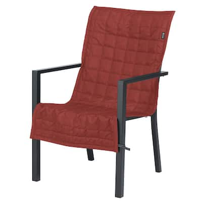 Red Patio Chair Covers Furniture The Home Depot - Patio Furniture Armrest Covers