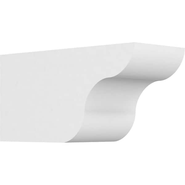 Ekena Millwork 5 in. x 6 in. x 12 in. Standard Carmel Architectural Grade PVC Rafter Tail Brace