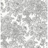 NuWallpaper Black & White Vinyl Peel & Stick Washable Wallpaper Roll ...