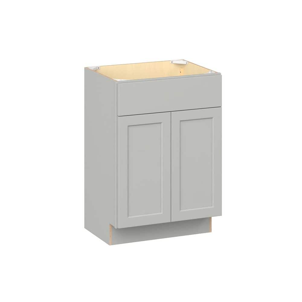 Emerson Whisper Gray Vanity Sink Base Ready to Assemble Kitchen Cabinet (24 in. W x 34.5 in. H x 18 in. D) price history on PriceWatchPro