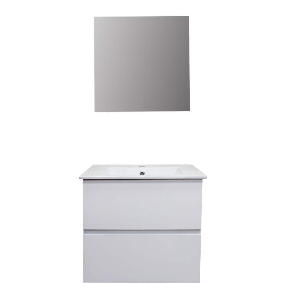 Mediterraneo Dubai 24 in. W x 18 in. D x 20 in. H PVC Bath Vanity in