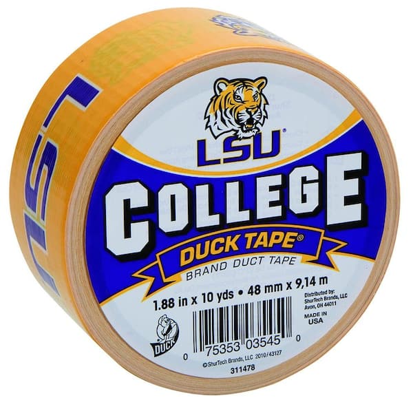 Duck College 1-7/8 in. x 30 ft. Louisiana State University Duct Tape