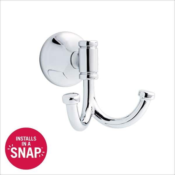 Foundations Design Series J-Hook Robe Hook Bath in Polished Chrome